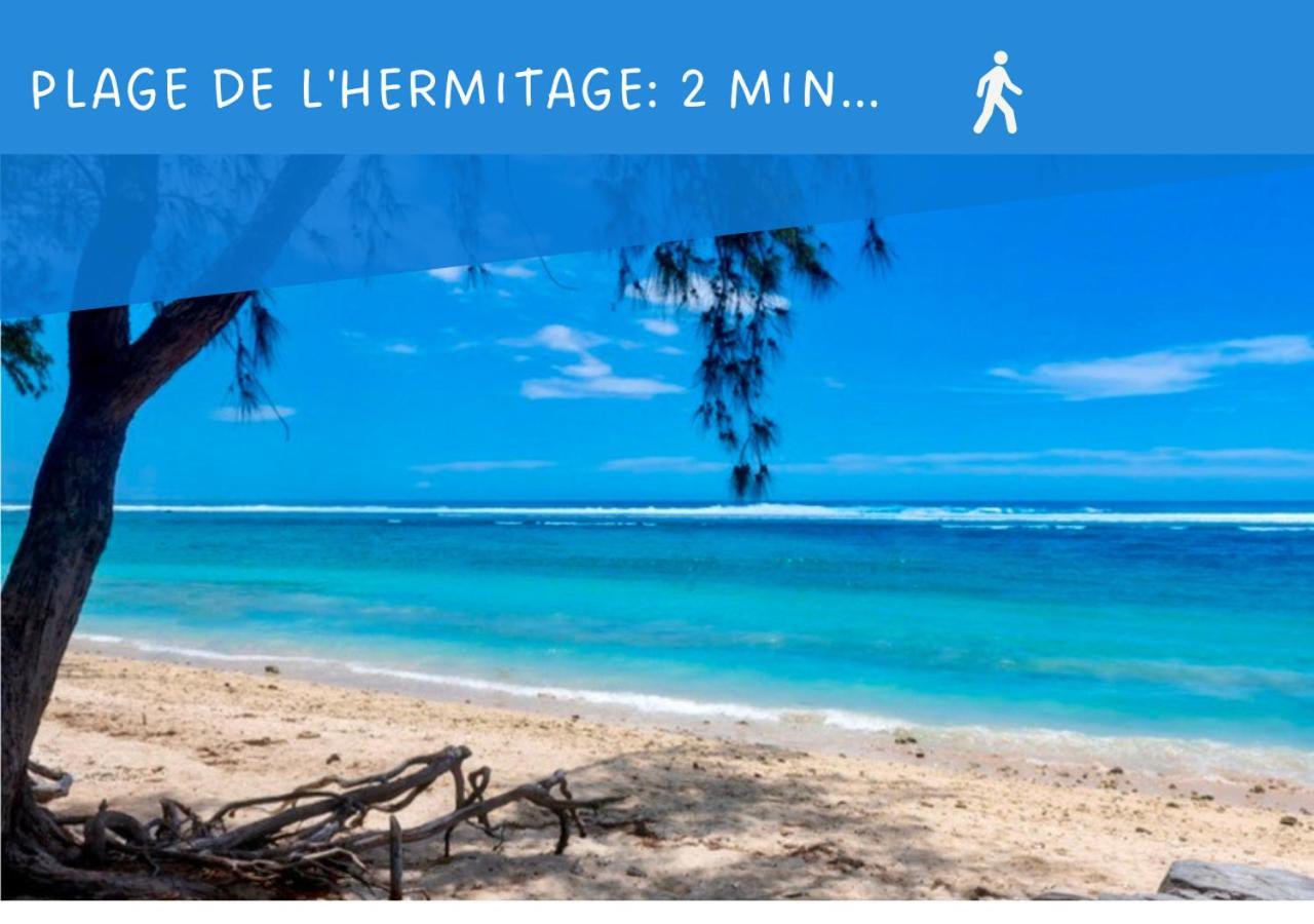L'Hermitage - Appartement T3 En Bord De Plage Filaos Exteriér fotografie